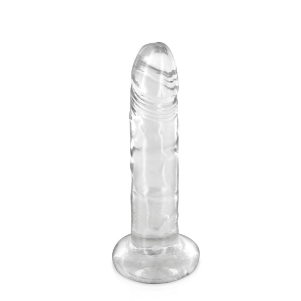 Gode dong jelly transparent ventouse 18cm 